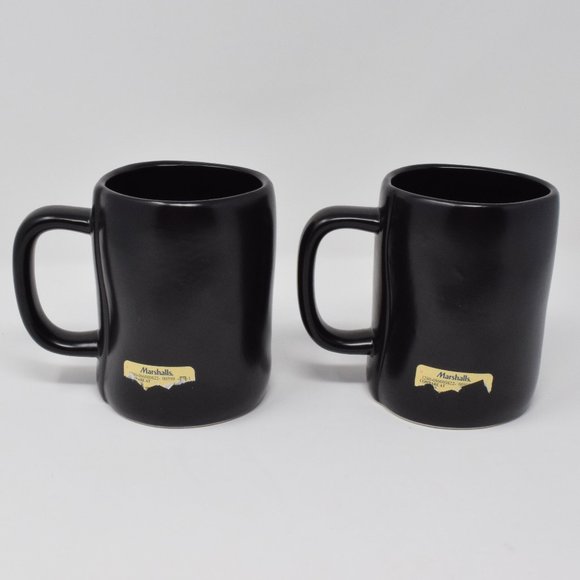 Rae Dunn Drink Mug Black & White New Cup By Magenta Halloween Set of 2 Cup - Picture 6 of 10